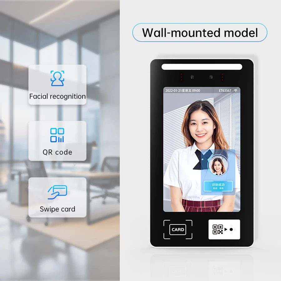 Face Recognition Device Security System Face Liveness Detection Best Biometric Fingerprint Time Attendance Machine
Face Recognition Device Security System Face Liveness Detection Best Biometric Fingerprint Time Attendance Machine