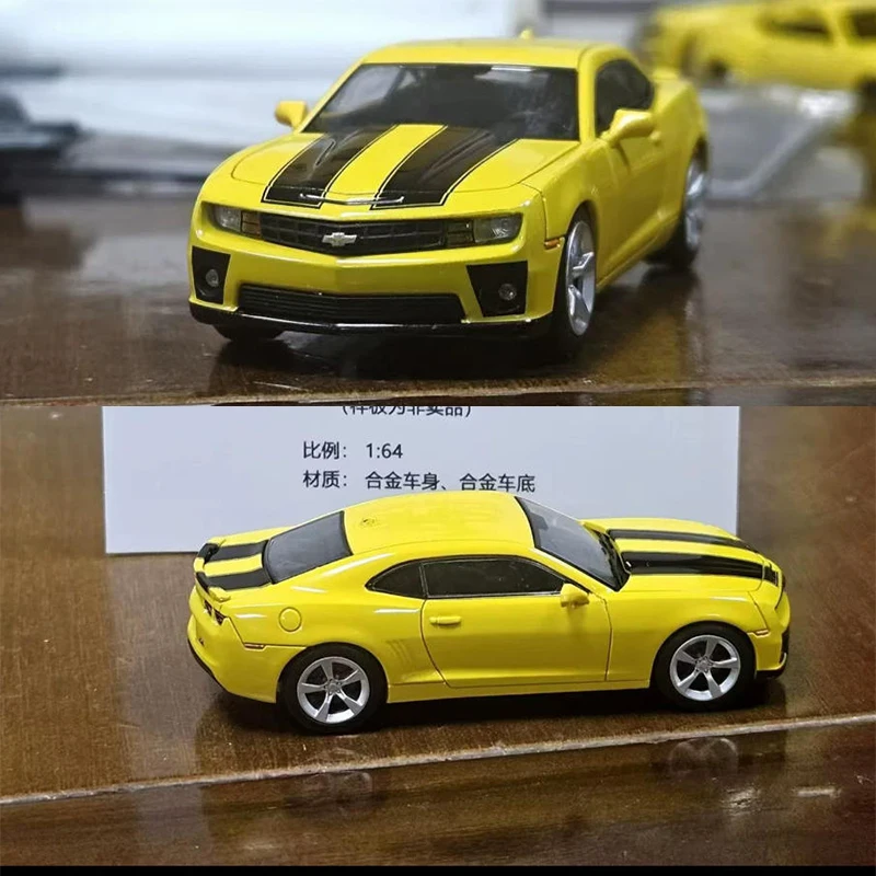Модель автомобиля GOC 1:64 Camaro из сплава, статическая, коллекционная, для демонстрации, игрушка, подарок, сувенир, украшение
Модель автомобиля GOC 1:64 Camaro из сплава, статическая, коллекционная, для демонстрации, игрушка, подарок, сувенир, украшение