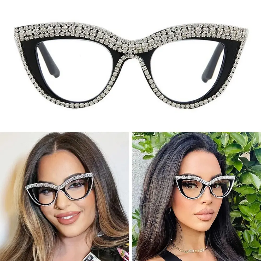 Portable Rhinestone Reading Glasses Vintage Eye Protection Presbyopia Eyeglasses Square Luxury Optical Eyewear for Women
Portable Rhinestone Reading Glasses Vintage Eye Protection Presbyopia Eyeglasses Square Luxury Optical Eyewear for Women