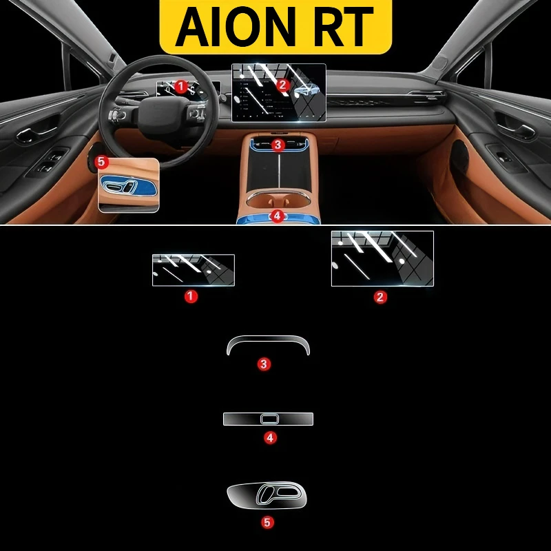 For AION RT 25models interior protection Dashboard Multimedia Navigation Transparent Scratch-Resistant Film Modification
For AION RT 25models interior protection Dashboard Multimedia Navigation Transparent Scratch-Resistant Film Modification