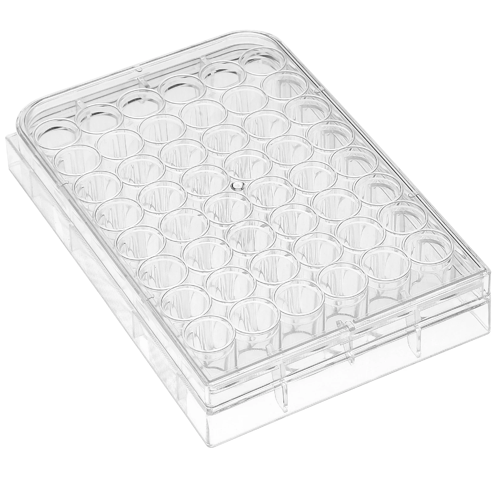 48-well Culture Plate Tissue Cell Reagent Test Kit Tool for Cell Culture Stacking Ring 120x96mm Manufactured
48-well Culture Plate Tissue Cell Reagent Test Kit Tool for Cell Culture Stacking Ring 120x96mm Manufactured