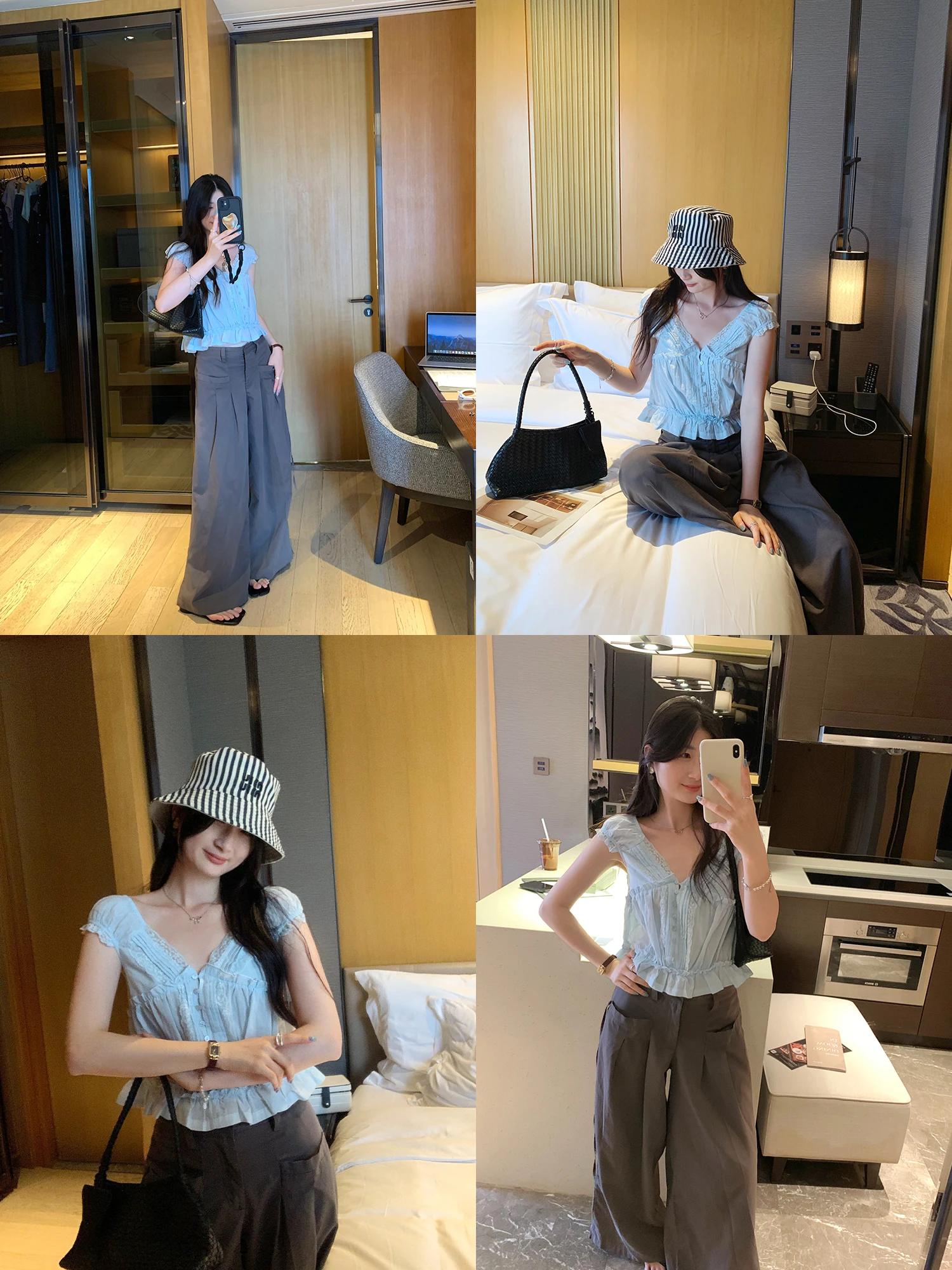 French Style Lace Bubble Sleeve Backless T-Shirt Women Summer 2026 New V-neck Cotton Short Sleeve Open Cardigan Top
French Style Lace Bubble Sleeve Backless T-Shirt Women Summer 2026 New V-neck Cotton Short Sleeve Open Cardigan Top