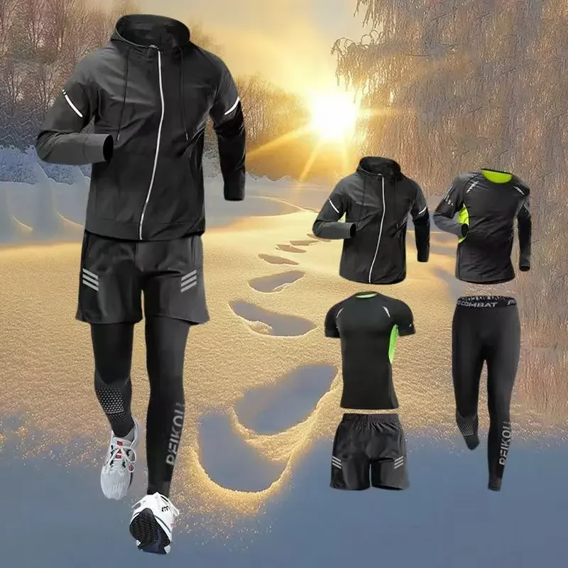 The new autumn and winter men's sportswear set is refreshing and quick-drying, with high-elasticity and soft fabric
The new autumn and winter men's sportswear set is refreshing and quick-drying, with high-elasticity and soft fabric