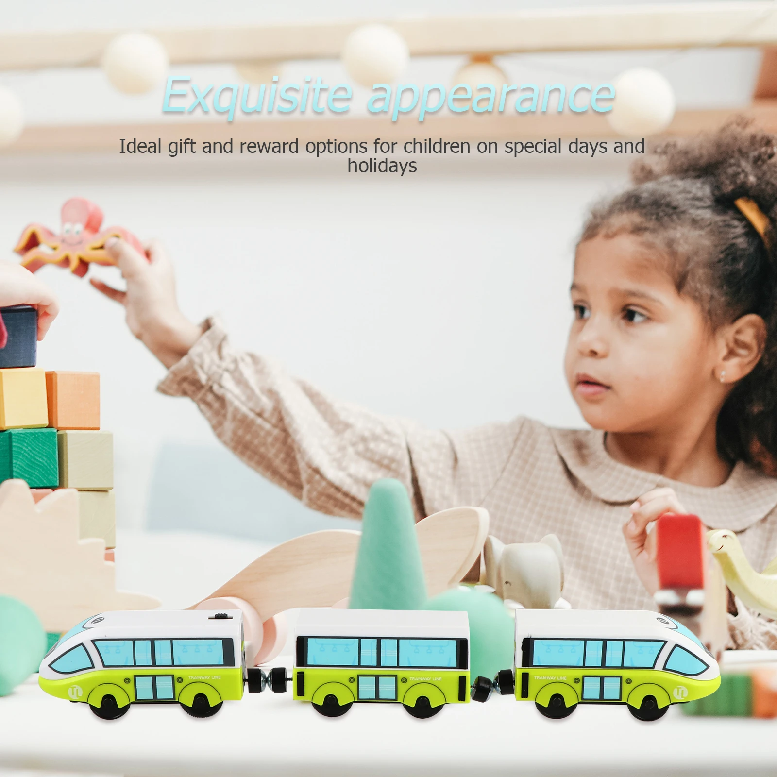 Electric Train Toy Kids Powered Alloy Safe Environment Educational Plaything Decorative Miniature Model
Electric Train Toy Kids Powered Alloy Safe Environment Educational Plaything Decorative Miniature Model
