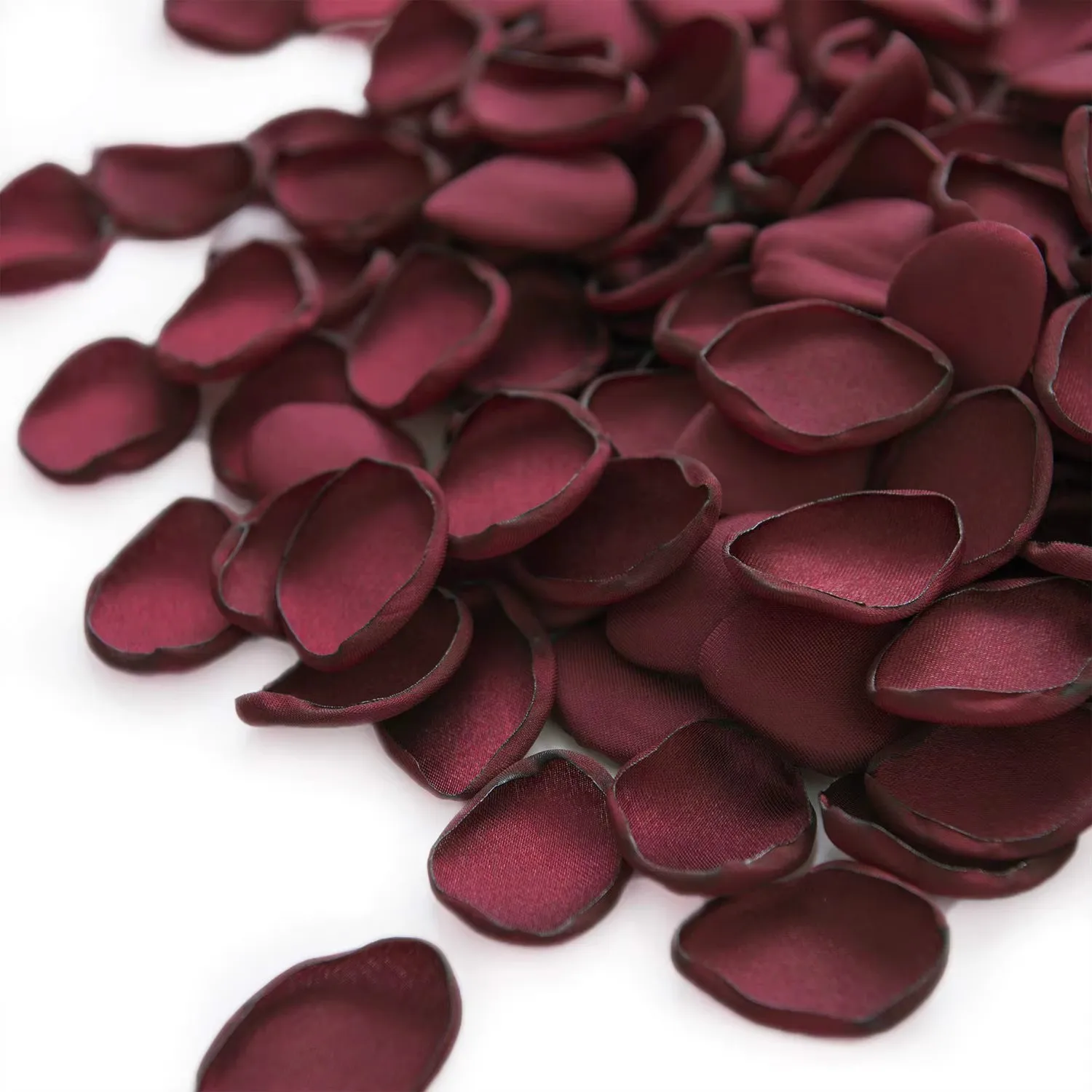 100pcs Burgundy Silk Satin Rose Petals Artifical Flowers for Wedding Party Vanlentine Day Decoration Supplies
100pcs Burgundy Silk Satin Rose Petals Artifical Flowers for Wedding Party Vanlentine Day Decoration Supplies