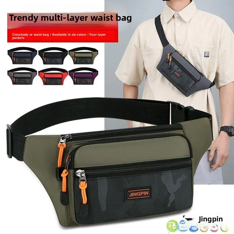 New Men's Multi-Functional Chest Waist Bag Casual Sports Workwear Mobile Phone Bag Durable Leather Wallet for Outdoor Activities
New Men's Multi-Functional Chest Waist Bag Casual Sports Workwear Mobile Phone Bag Durable Leather Wallet for Outdoor Activities