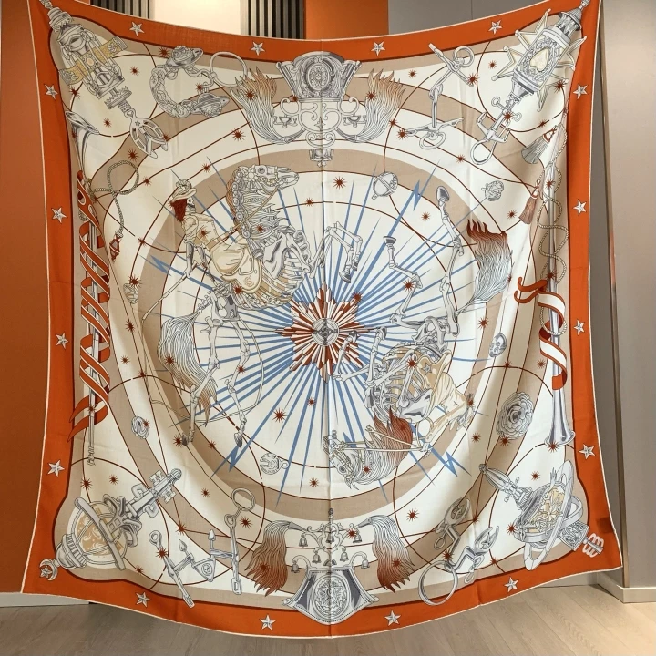 Luxury Brand Scarf Large Silk Shawls Handrolled Bandanas Bag Neck Accessories Belt Hair Scarves Foulard Femme
Luxury Brand Scarf Large Silk Shawls Handrolled Bandanas Bag Neck Accessories Belt Hair Scarves Foulard Femme