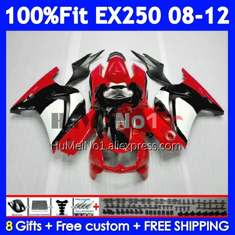 Кузов для KAWASAKI NINJA EX250 EX 250 R 250R 2008 2009 2010 2011 2012 232No.149 EX250R EX-250 08 09 10 11 12 Обтекатель
Кузов для KAWASAKI NINJA EX250 EX 250 R 250R 2008 2009 2010 2011 2012 232No.149 EX250R EX-250 08 09 10 11 12 Обтекатель