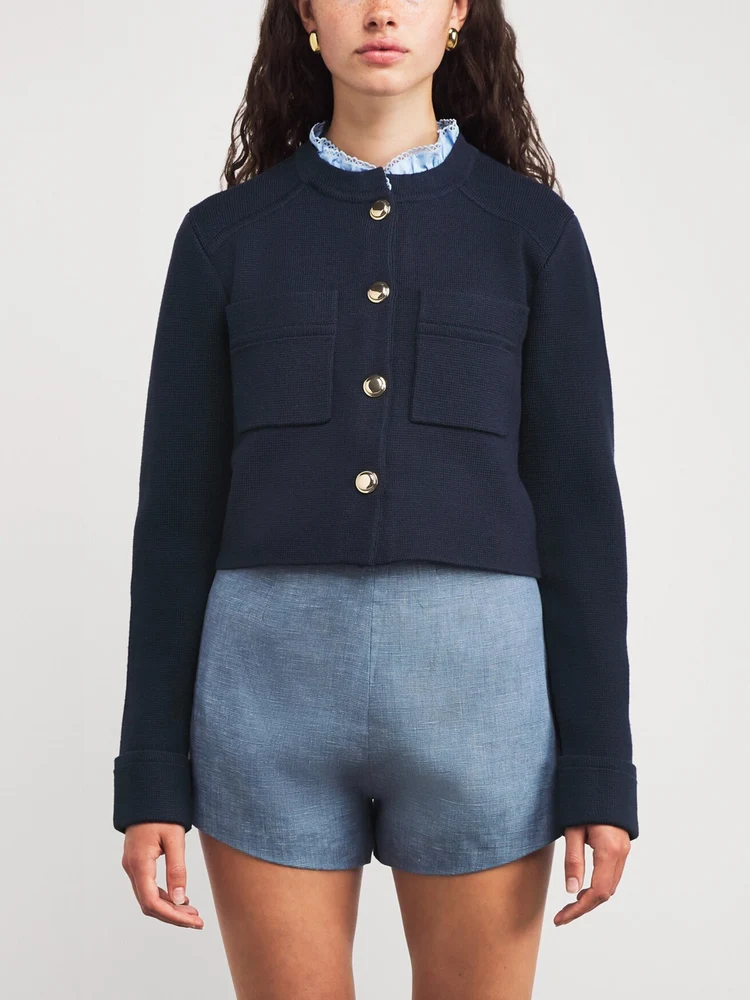 Faionable Commuter Sle ort Knitted Cardigan with Detachable Lace Collar Single Button Color Blo Design Autumn Winter ...
Faionable Commuter Sle ort Knitted Cardigan with Detachable Lace Collar Single Button Color Blo Design Autumn Winter ...