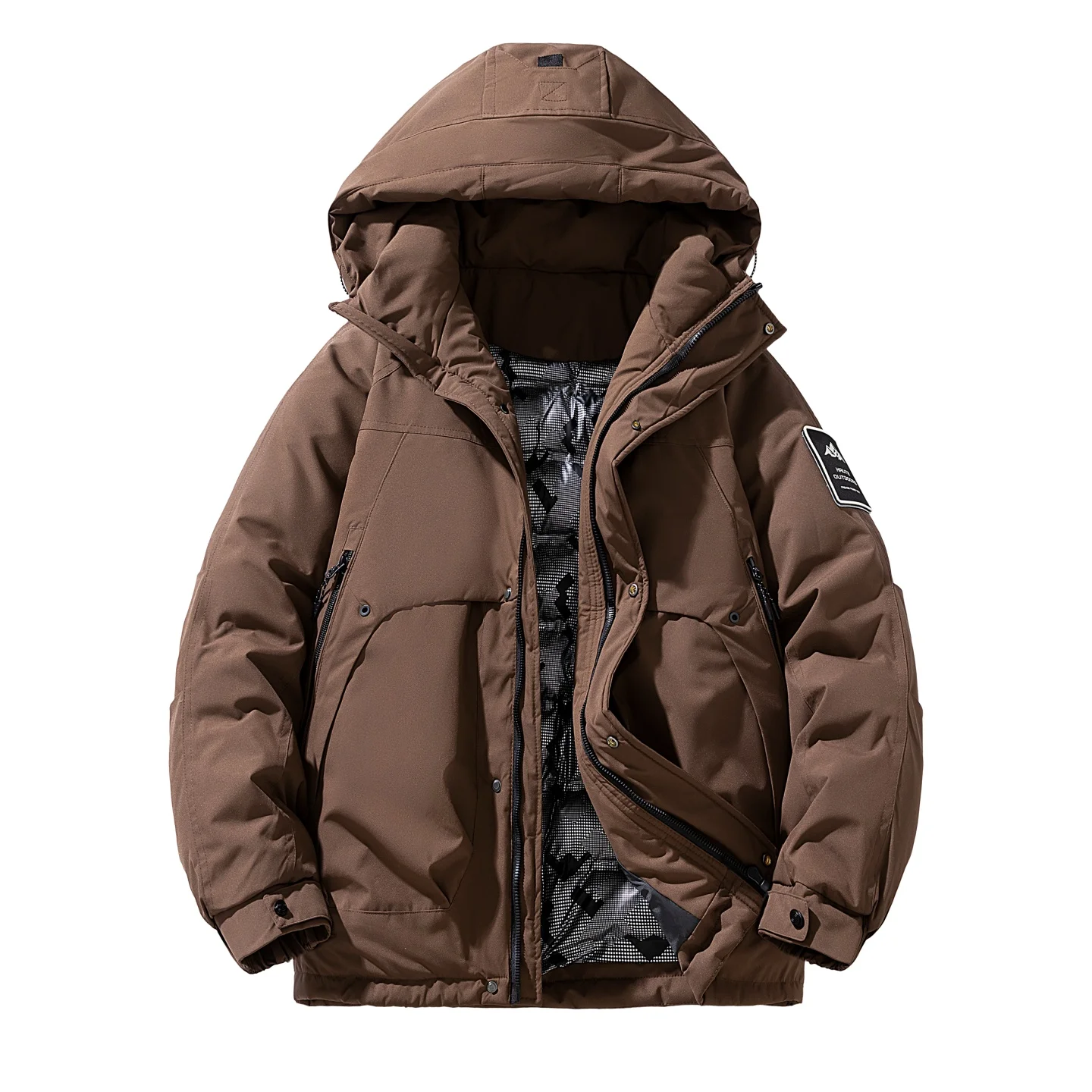 Winter Puffer Jacket Men Cotton Jacket 2025 Winter New Fashion Shoulder Print Design Warm Cotton Coat Trendy Brand Men's Coat
Winter Puffer Jacket Men Cotton Jacket 2025 Winter New Fashion Shoulder Print Design Warm Cotton Coat Trendy Brand Men's Coat