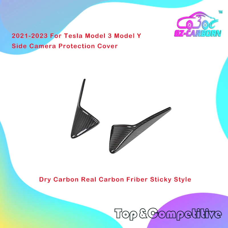 2021-2023 For Tesla Model 3 Model Y Side Camera Protection Cover Dry Carbon Real Carbon Fiber Fender Trim Cover
2021-2023 For Tesla Model 3 Model Y Side Camera Protection Cover Dry Carbon Real Carbon Fiber Fender Trim Cover