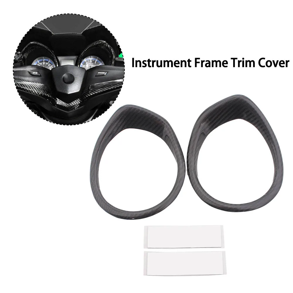 Motorcycle Accessories Speedometer Ring Cover/Tachometer Ring Cover Carbon Fiber Black For YAMAHA TMAX 530 Sport Edition 2019
Motorcycle Accessories Speedometer Ring Cover/Tachometer Ring Cover Carbon Fiber Black For YAMAHA TMAX 530 Sport Edition 2019