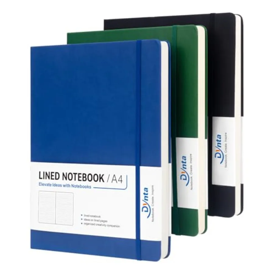 Lined Journal Notebooks 3 Pack 8.5" x 11" Leather Hardcover Journals 200 Pages/100 Sheets Large Notebooks for Work, Journaling,
Lined Journal Notebooks 3 Pack 8.5" x 11" Leather Hardcover Journals 200 Pages/100 Sheets Large Notebooks for Work, Journaling,
