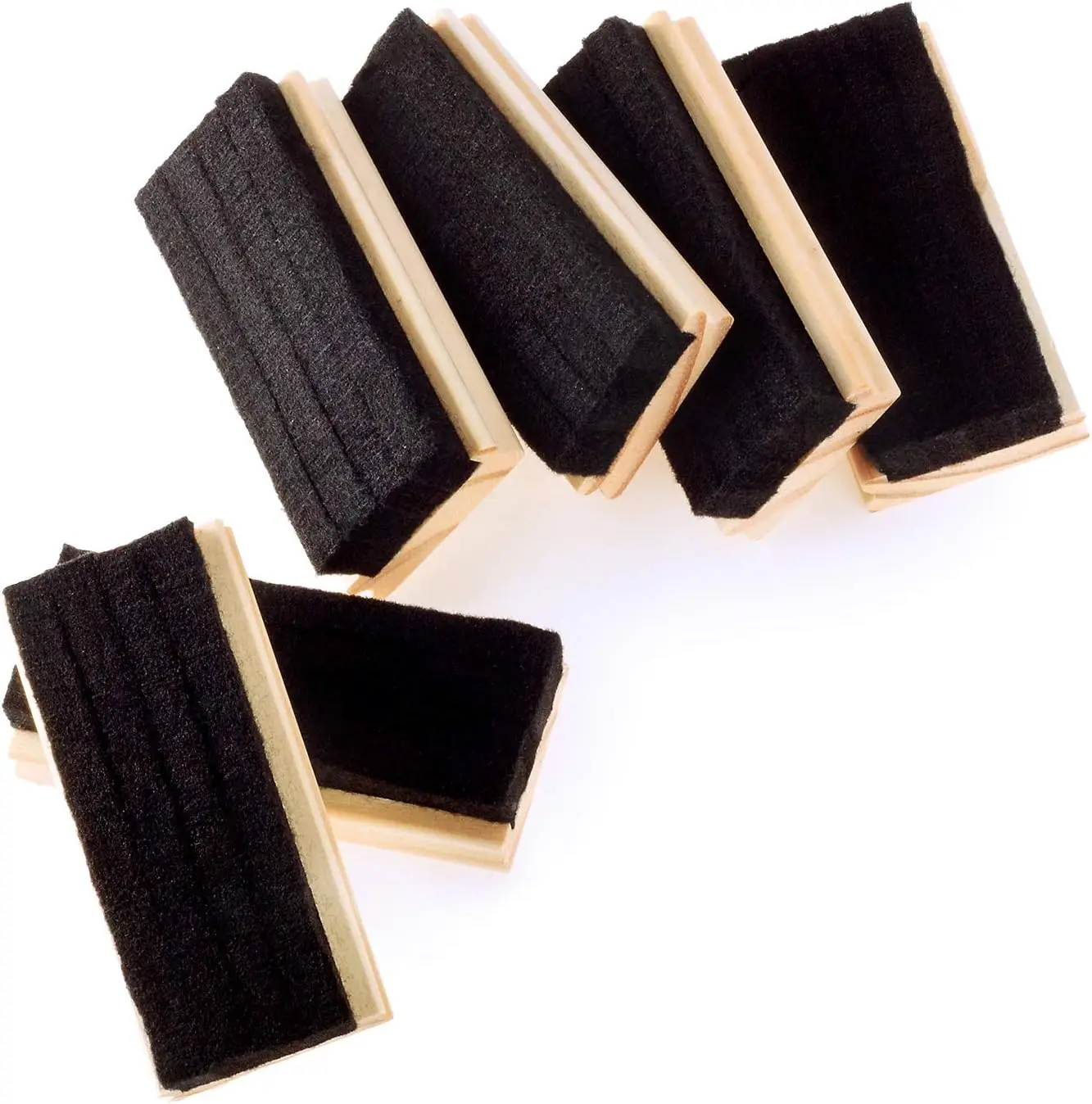 6 Pack Chalkboard Erasers with Wool Felt for Teachers and Kids
6 Pack Chalkboard Erasers with Wool Felt for Teachers and Kids