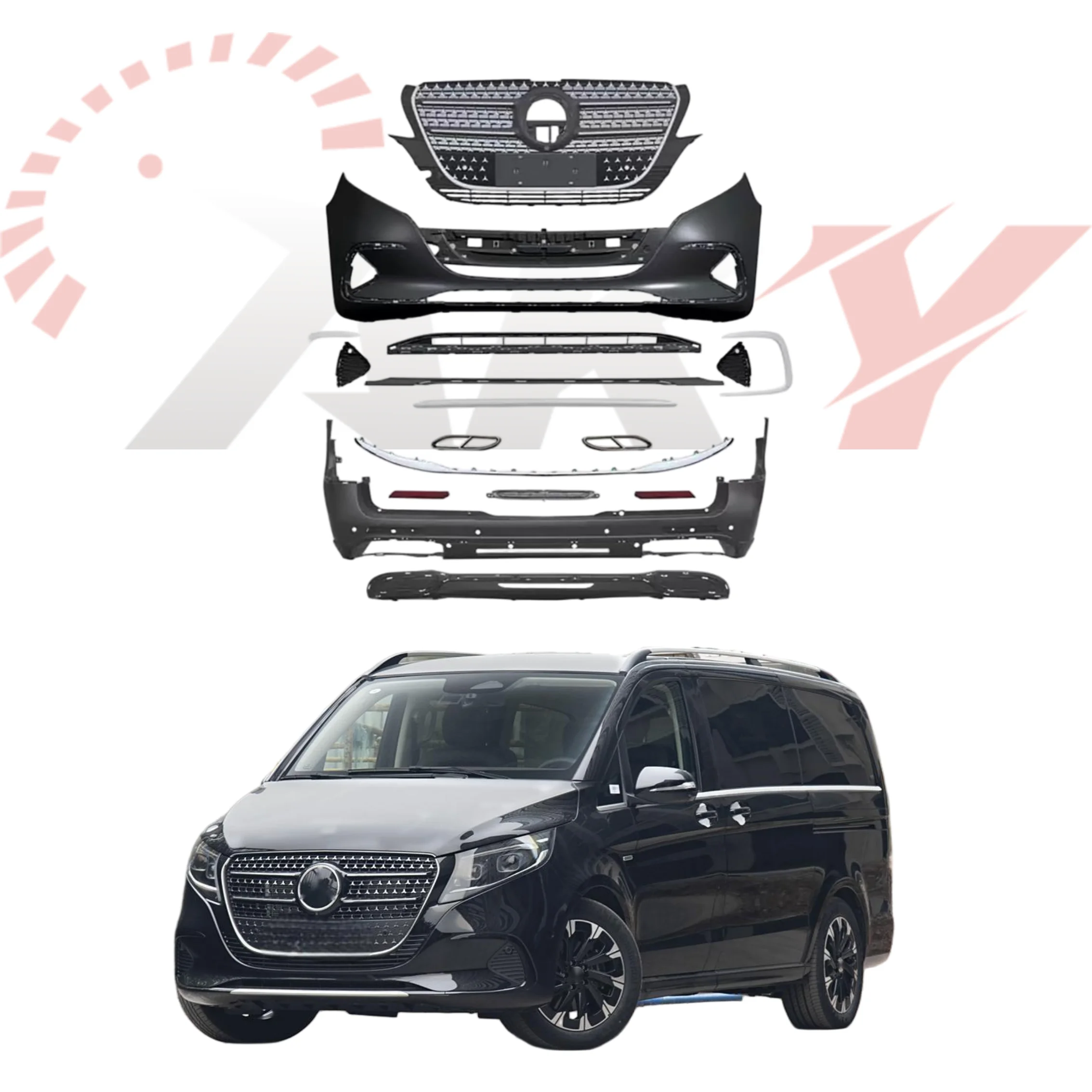 Factory Price for V Class Vito W447 2014-2023 Change to 2024 New Design Body Kits Grilles Bumper Headlight
Factory Price for V Class Vito W447 2014-2023 Change to 2024 New Design Body Kits Grilles Bumper Headlight