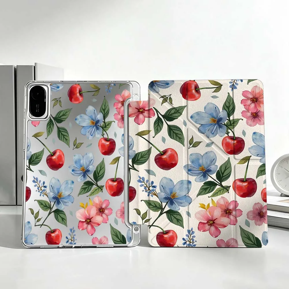 Blue Pink Flowers Cherries For Xiaomi Mi Pad 8 7 6 5 Pro Redmi Pad SE 2 Poco Pad Foldable 3Y Tablet Case Soft
Blue Pink Flowers Cherries For Xiaomi Mi Pad 8 7 6 5 Pro Redmi Pad SE 2 Poco Pad Foldable 3Y Tablet Case Soft