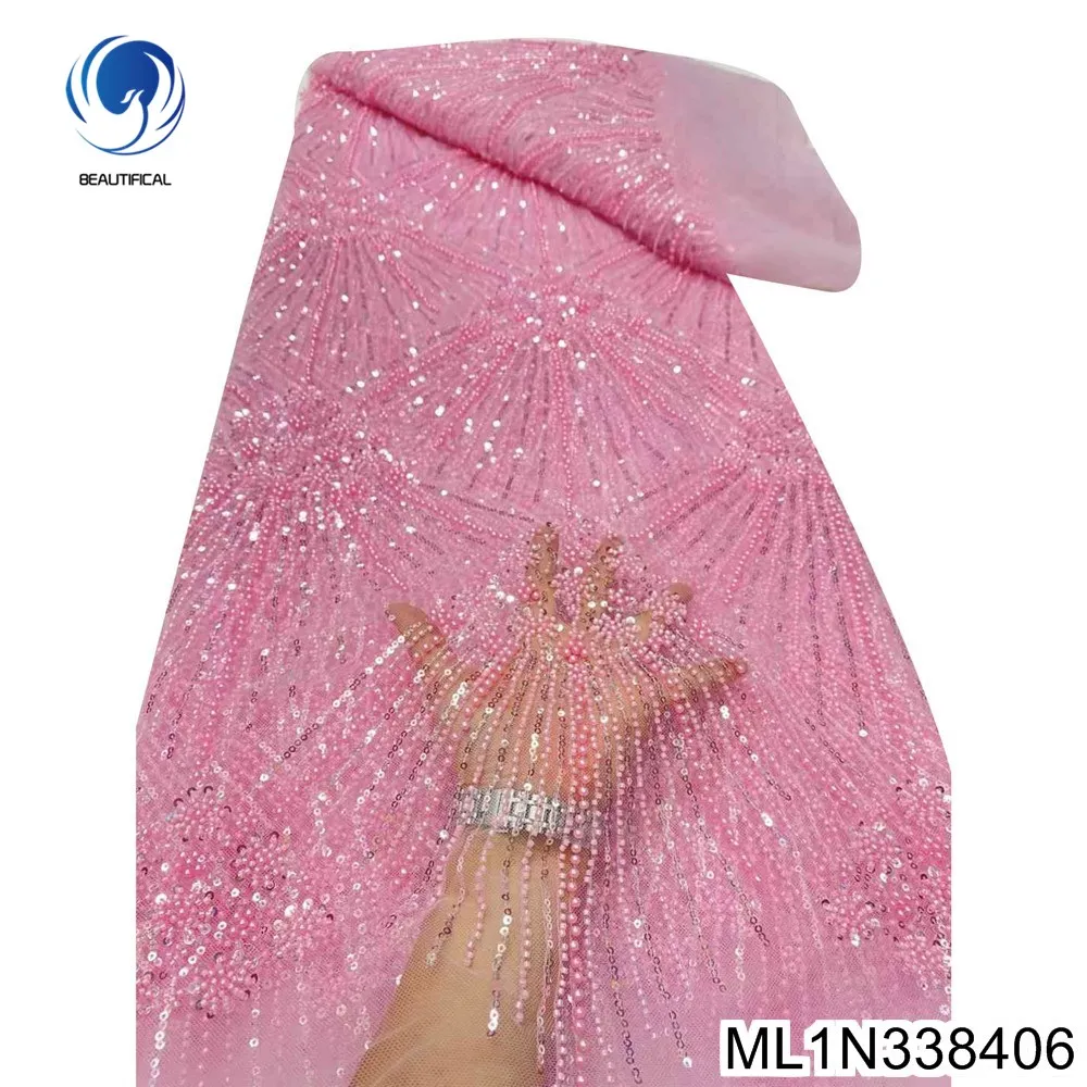 2025 New Noble European and American Banquet and Party Dress Sequins, Hand-beaded Pink Lace Base Fabric ML1N3384
2025 New Noble European and American Banquet and Party Dress Sequins, Hand-beaded Pink Lace Base Fabric ML1N3384