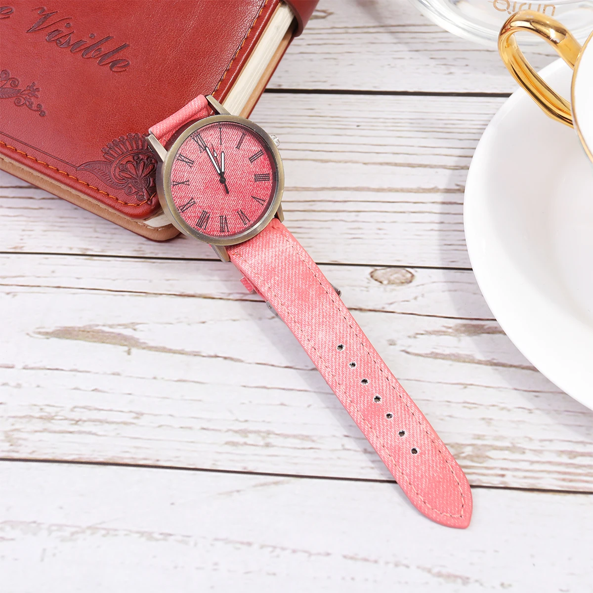 Canvas Pattern Quartz Elegant Durable Stainless Steel Fashion Timepiece Gift Women Canvas Wrist Quartz Wrist Decoration Fashion
Canvas Pattern Quartz Elegant Durable Stainless Steel Fashion Timepiece Gift Women Canvas Wrist Quartz Wrist Decoration Fashion