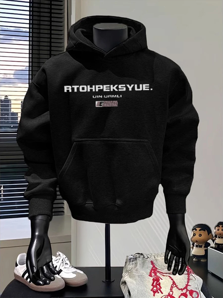 Bla Hooded Sweatirt Men's Heavyweight Fce Printed Overhead Jaet American High Street Sle Autumn Winter Casual Wear
Bla Hooded Sweatirt Men's Heavyweight Fce Printed Overhead Jaet American High Street Sle Autumn Winter Casual Wear