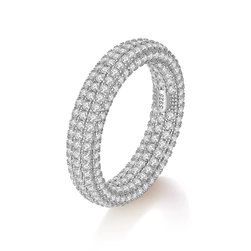 ZFSILVER s925 Silver Fashion Luxury Trendy Color D Full Moissanite Round Ring For Charm Women Wedding Party Jewelry Gifts DR1017
ZFSILVER s925 Silver Fashion Luxury Trendy Color D Full Moissanite Round Ring For Charm Women Wedding Party Jewelry Gifts DR1017