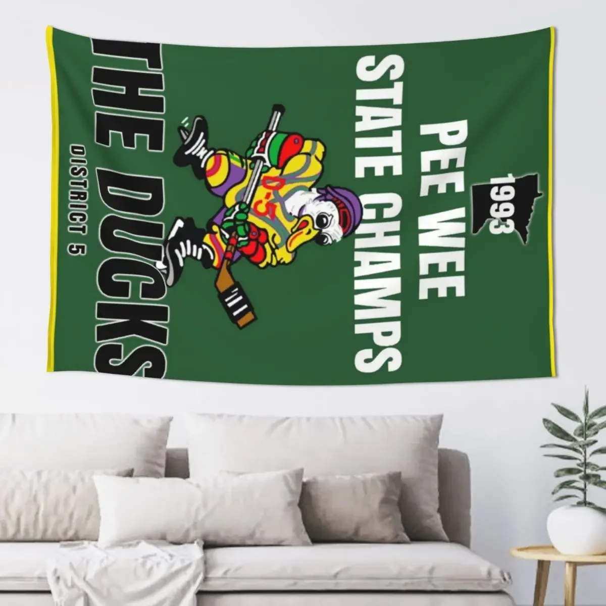 The Mighty Ducks Pee Wee Champs Banner Tapestry Decoration Bedroom Christmas Decoration Decorations For Room Tapestry
The Mighty Ducks Pee Wee Champs Banner Tapestry Decoration Bedroom Christmas Decoration Decorations For Room Tapestry