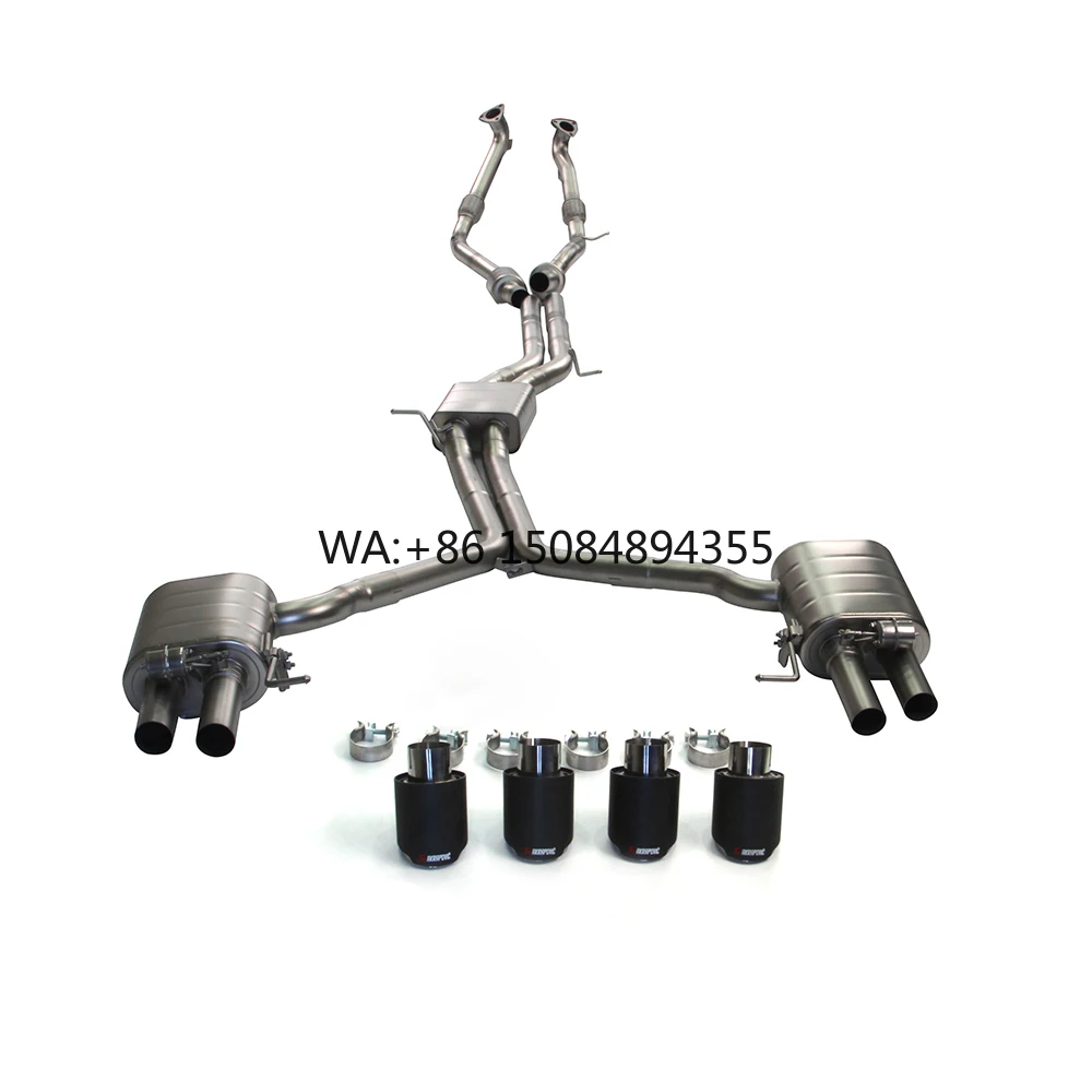 High Quality Valvetronic Catback Exhaust Valvetronic Muffler Pipe For S4s5 B9 30t 20192023 Exhaust Exhaust System
High Quality Valvetronic Catback Exhaust Valvetronic Muffler Pipe For S4s5 B9 30t 20192023 Exhaust Exhaust System