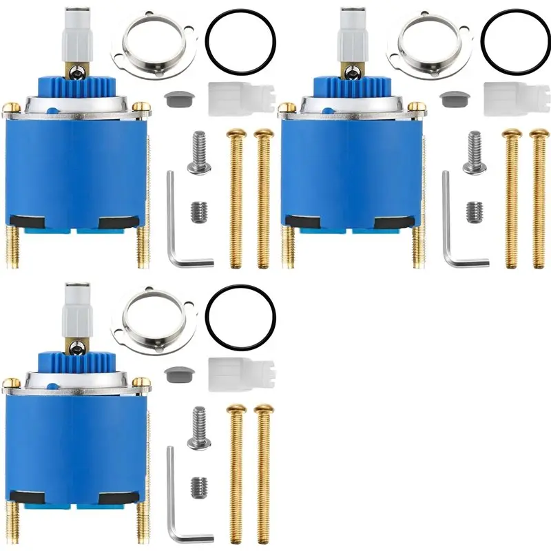 YFYS 3 Set 46Mm Faucet Cartridge,Faucet Cartridge Replacement, For Grohe 46048000 Single Handle Faucet And Sink Faucet
YFYS 3 Set 46Mm Faucet Cartridge,Faucet Cartridge Replacement, For Grohe 46048000 Single Handle Faucet And Sink Faucet