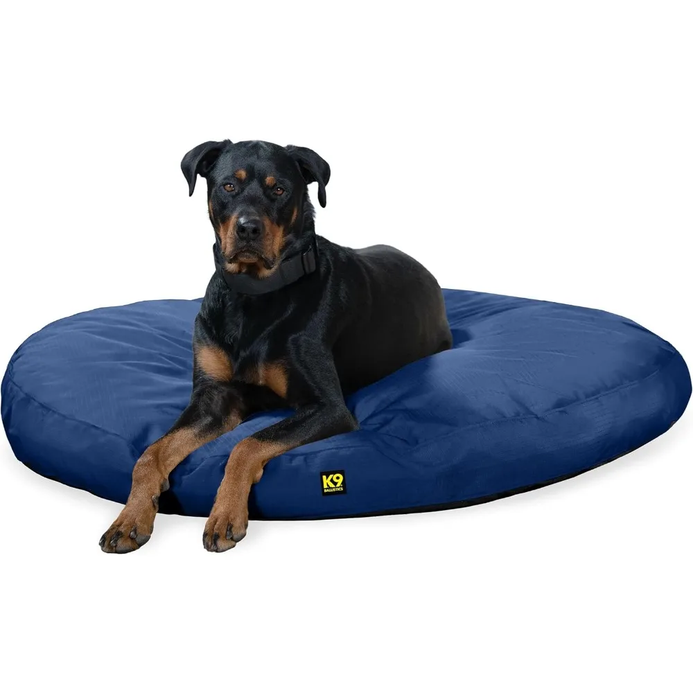 Round Tough Nesting Pillow Dog Bed Chew Resistant, Water Resistant, Washable for Dogs That Like to Play Rough - Large, Blue Qua
Round Tough Nesting Pillow Dog Bed Chew Resistant, Water Resistant, Washable for Dogs That Like to Play Rough - Large, Blue Qua
