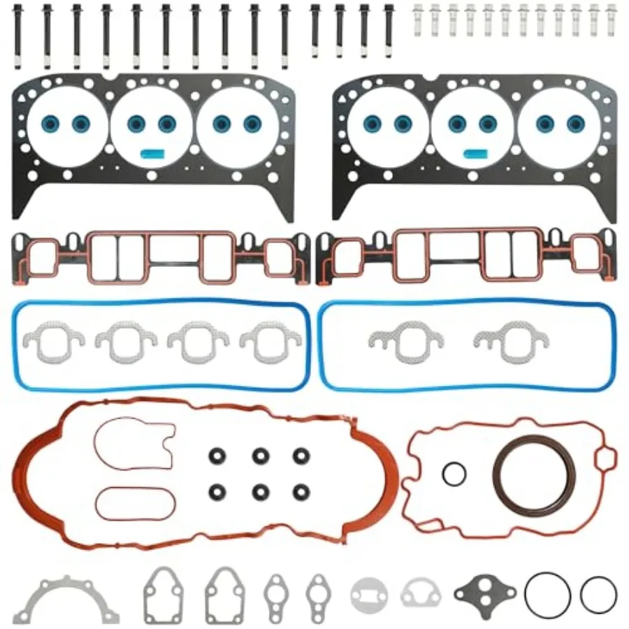 4.3 Full Gasket Set w/Cylinder Head Bolts Fit for Chevrolet GMC Astro Blazer C1500 Express 4.3L 1996-2006 OHV VIN X W VORTEC HS
4.3 Full Gasket Set w/Cylinder Head Bolts Fit for Chevrolet GMC Astro Blazer C1500 Express 4.3L 1996-2006 OHV VIN X W VORTEC HS