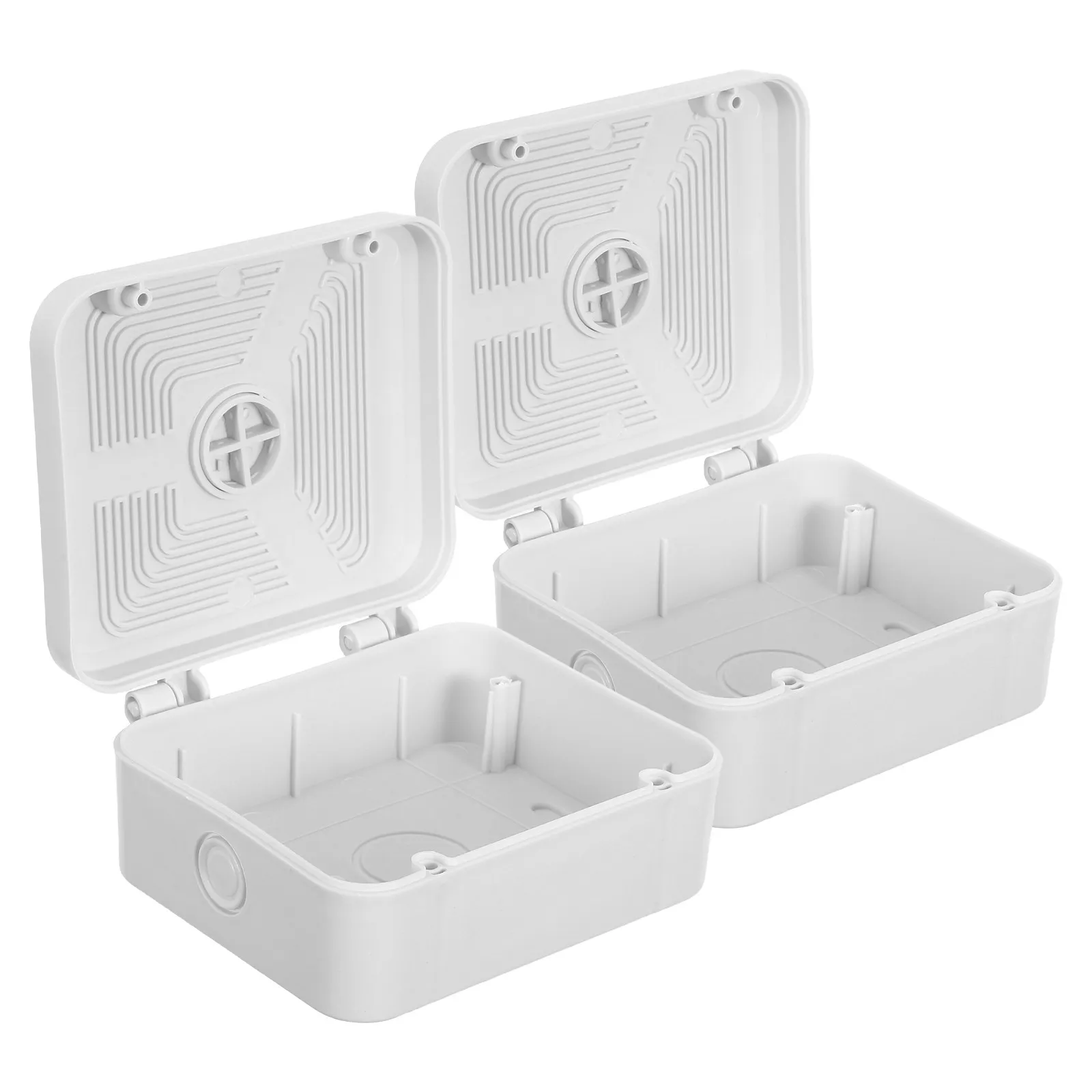 2Pcs Camera Junction Box for Dome Cameras White Plastic Wire Concealment Cable Organizer Storage Box Waterproof Security Camera
2Pcs Camera Junction Box for Dome Cameras White Plastic Wire Concealment Cable Organizer Storage Box Waterproof Security Camera