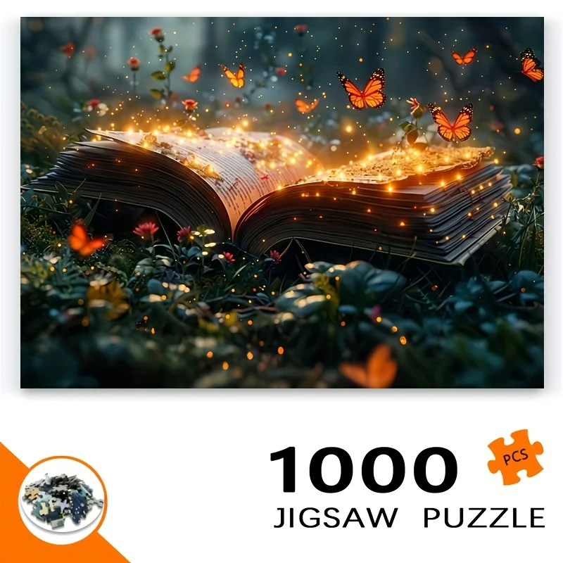 500/1000 Pieces Jigsaw Puzzle Butterfly Reading Scene Jigsaw Puzzle Educational Toy for Kids Children 's Games Christmas Gift
500/1000 Pieces Jigsaw Puzzle Butterfly Reading Scene Jigsaw Puzzle Educational Toy for Kids Children 's Games Christmas Gift