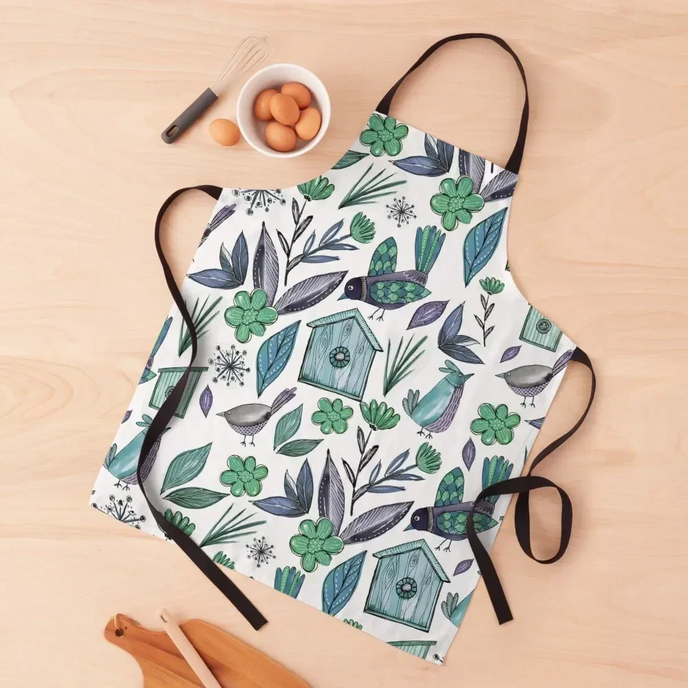 Birds + the birdhouse - aqua + green Apron Kitchen Things For Home Hairdresser Womens Dresses painting Apron
Birds + the birdhouse - aqua + green Apron Kitchen Things For Home Hairdresser Womens Dresses painting Apron
