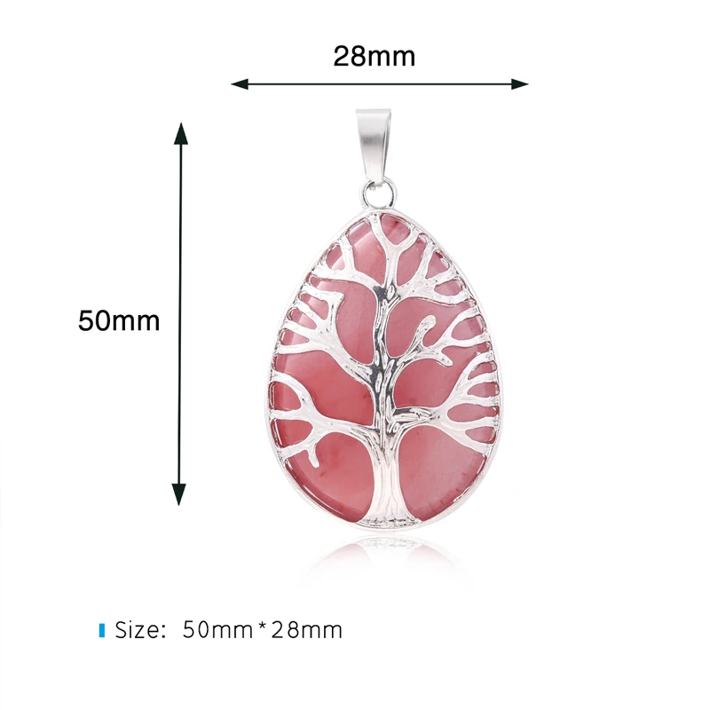 New Fashion Jewelry Natural Stone Crystal Pendant Teardrop Beads Teardrop Beads Chakra Tree Ladies Necklace Pendant Gift
New Fashion Jewelry Natural Stone Crystal Pendant Teardrop Beads Teardrop Beads Chakra Tree Ladies Necklace Pendant Gift