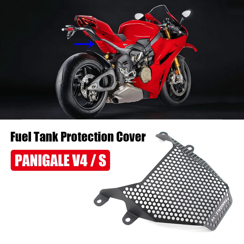 PANIGALE V4 Tank Protective Grille V4S Fuel Tank Guard Plate For DUCATI PANIGALE V4 2025- Foot Peg Removal Protection Cover Kits
PANIGALE V4 Tank Protective Grille V4S Fuel Tank Guard Plate For DUCATI PANIGALE V4 2025- Foot Peg Removal Protection Cover Kits
