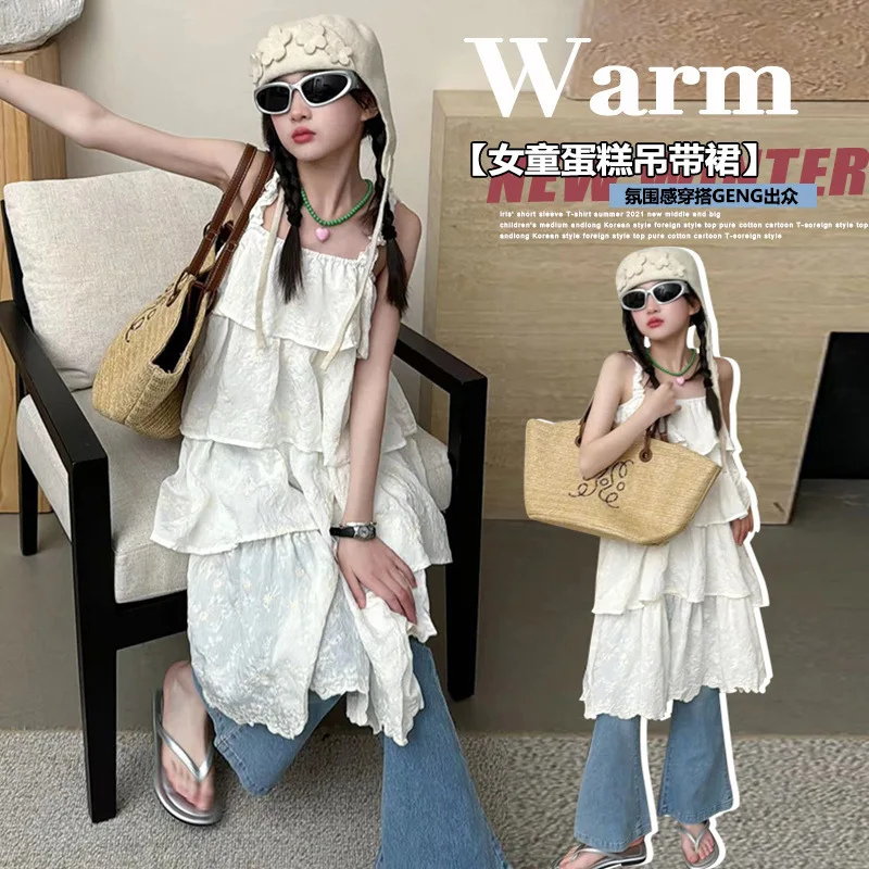 Network Red Spring Set 2024 New Summer Girl Sweet Cake Skirt With Hanging Top Korean Style
Network Red Spring Set 2024 New Summer Girl Sweet Cake Skirt With Hanging Top Korean Style