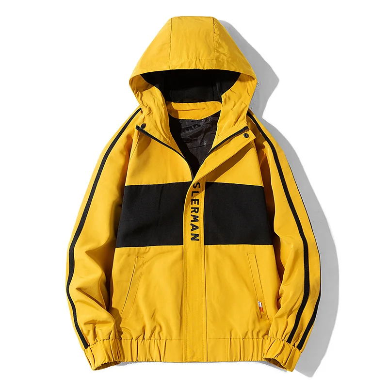 Nice fashion brand autumn and winter men's Pop embroidered jacket casual work clothes hooded color matching jacket fashion
Nice fashion brand autumn and winter men's Pop embroidered jacket casual work clothes hooded color matching jacket fashion