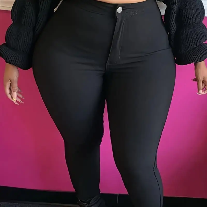 Высокоэластичные узкие брюки. Женские джинсы большого размера. Высокоэластичные длинные брюки-карандаш. Трансграничные эластичные маленькие брюки.
Высокоэластичные узкие брюки. Женские джинсы большого размера. Высокоэластичные длинные брюки-карандаш. Трансграничные эластичные маленькие брюки.