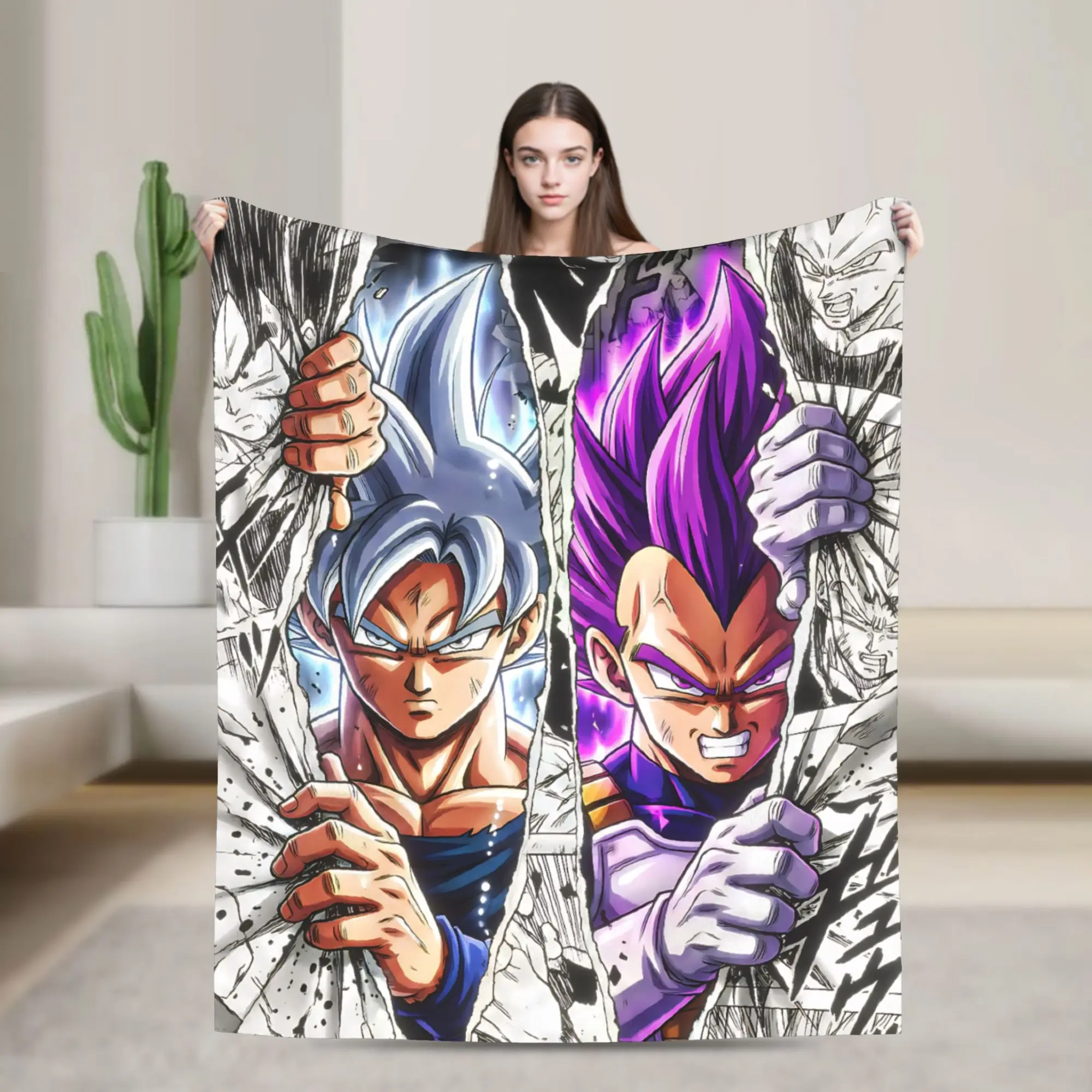 DBZ Vegeta Goku Flannel Blankets Out Of The Comic Creative Throw Blanket for Bed Sofa Couch 150*125cm Bedspread,
DBZ Vegeta Goku Flannel Blankets Out Of The Comic Creative Throw Blanket for Bed Sofa Couch 150*125cm Bedspread,