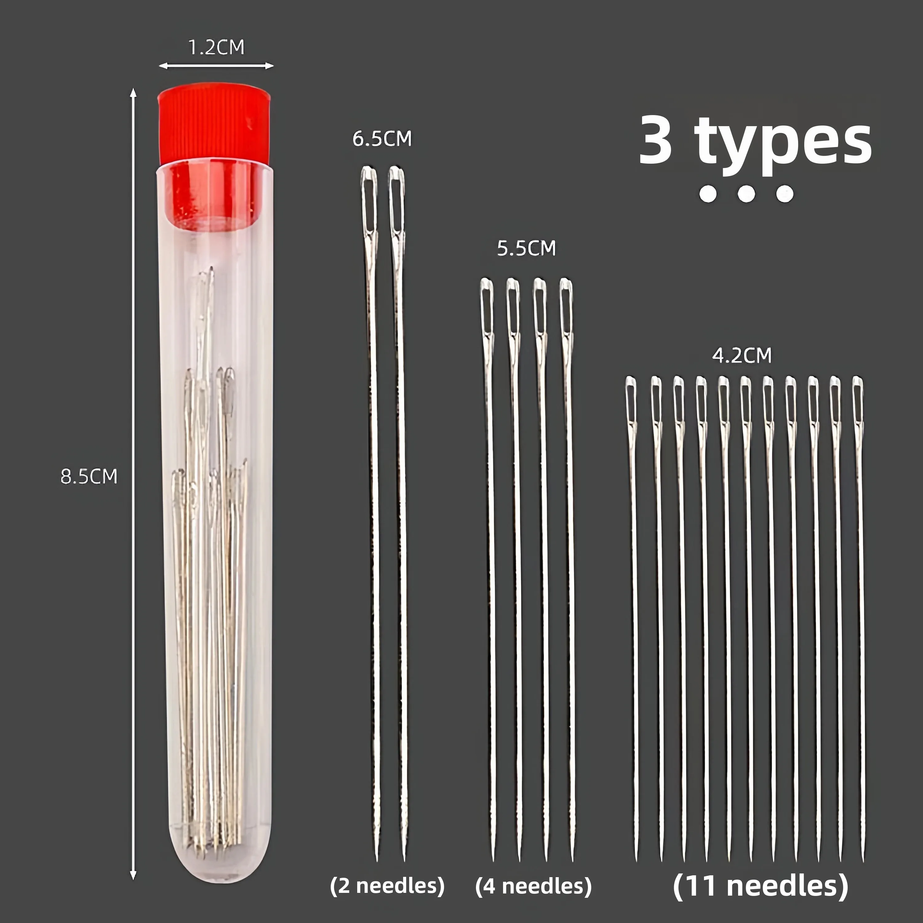 304 Stainless Steel Large Eye Needle for Hand Sewing Quilting Embroidery Long Needle Home Use Fabric Art DIY Tools
304 Stainless Steel Large Eye Needle for Hand Sewing Quilting Embroidery Long Needle Home Use Fabric Art DIY Tools