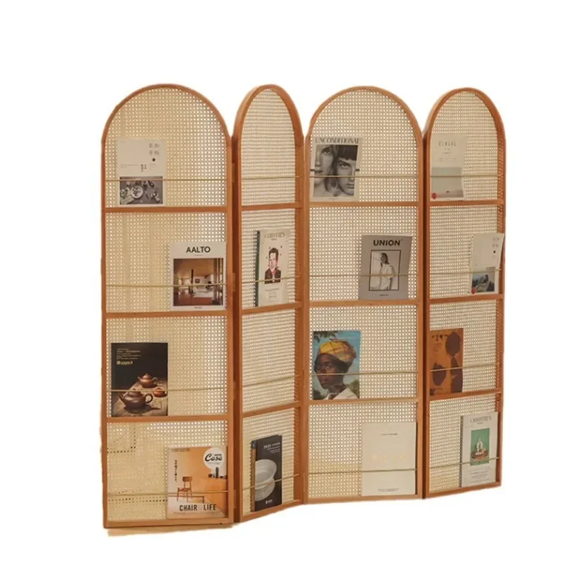 Entrance retro partition, bedroom folding rattan screen
Entrance retro partition, bedroom folding rattan screen