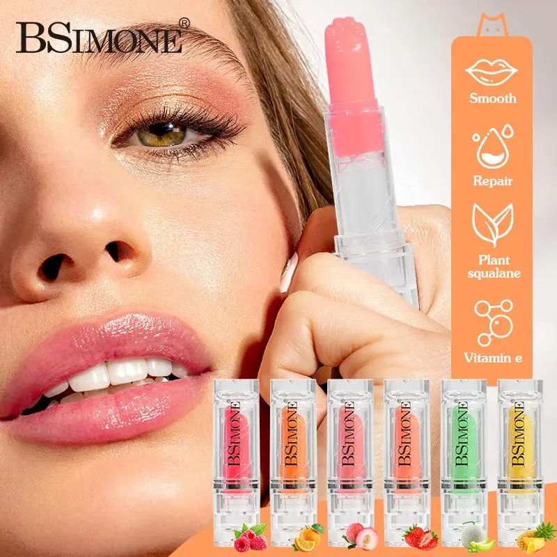 Бальзам для губ BSIMONE Jelly Lipstick: увлажняющий, меняющий цвет, водостойкий, термочувствительный, с фруктовым ароматом, для гладких губ
Бальзам для губ BSIMONE Jelly Lipstick: увлажняющий, меняющий цвет, водостойкий, термочувствительный, с фруктовым ароматом, для гладких губ