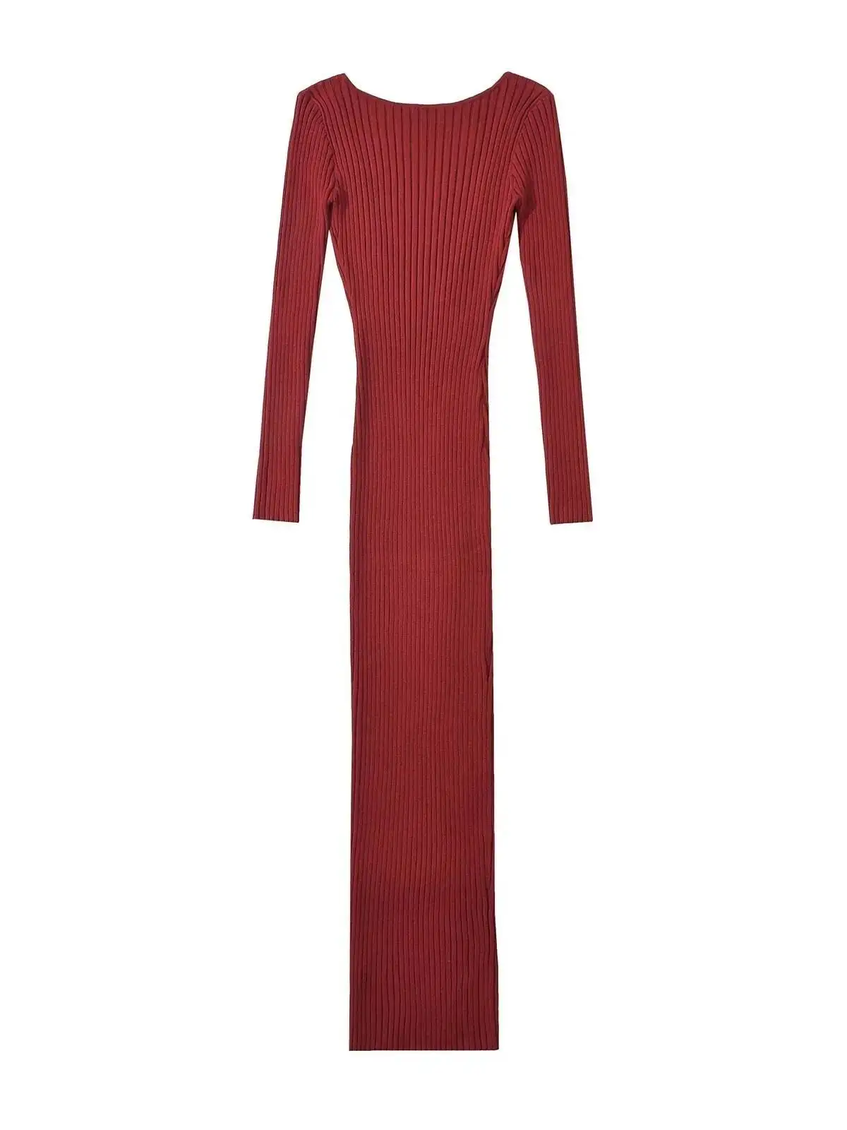 2026 Autumn/winter New Round Neck Long Sleeve Backless Knitted Dress Women Cinching Waist Wrap Hip Slim Long Dress I0BF
2026 Autumn/winter New Round Neck Long Sleeve Backless Knitted Dress Women Cinching Waist Wrap Hip Slim Long Dress I0BF
