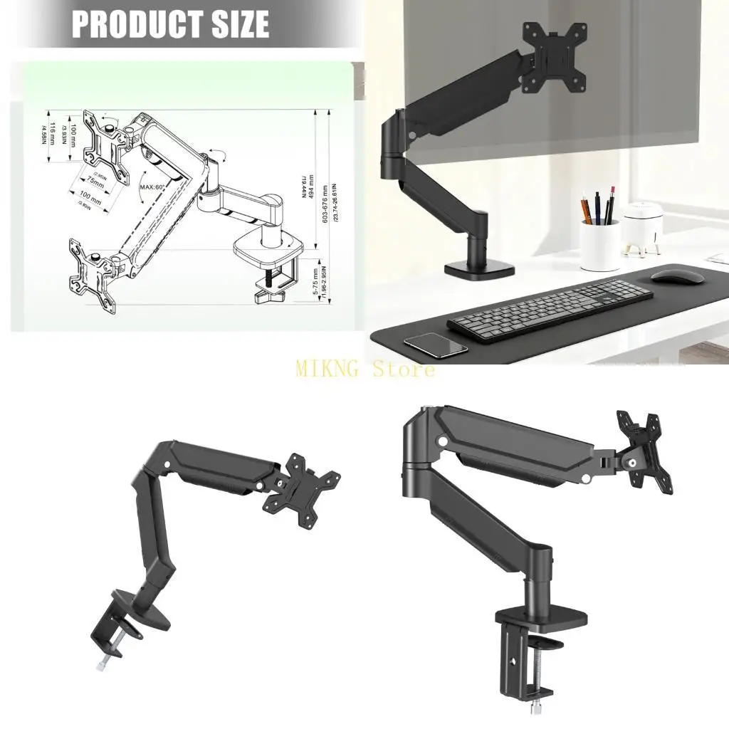 Height Adjustable 360 Rotating Monitor Stand Heavy Duty Steel Build Space Efficient Solution for Display Mounting best sale
Height Adjustable 360 Rotating Monitor Stand Heavy Duty Steel Build Space Efficient Solution for Display Mounting best sale