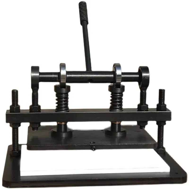 Small manual round knife die-cutting machine, leather fabric cutting machine, paper carton small press
Small manual round knife die-cutting machine, leather fabric cutting machine, paper carton small press