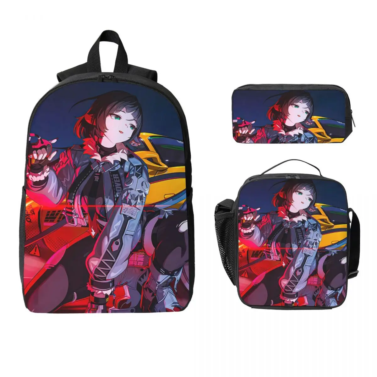 Kawaii Anime Girl Jane Doe Cartoon Backpack BookBag School Bag Computer Shoulder Bags 3ps Insulated Lunch Bag Pencil Case
Kawaii Anime Girl Jane Doe Cartoon Backpack BookBag School Bag Computer Shoulder Bags 3ps Insulated Lunch Bag Pencil Case