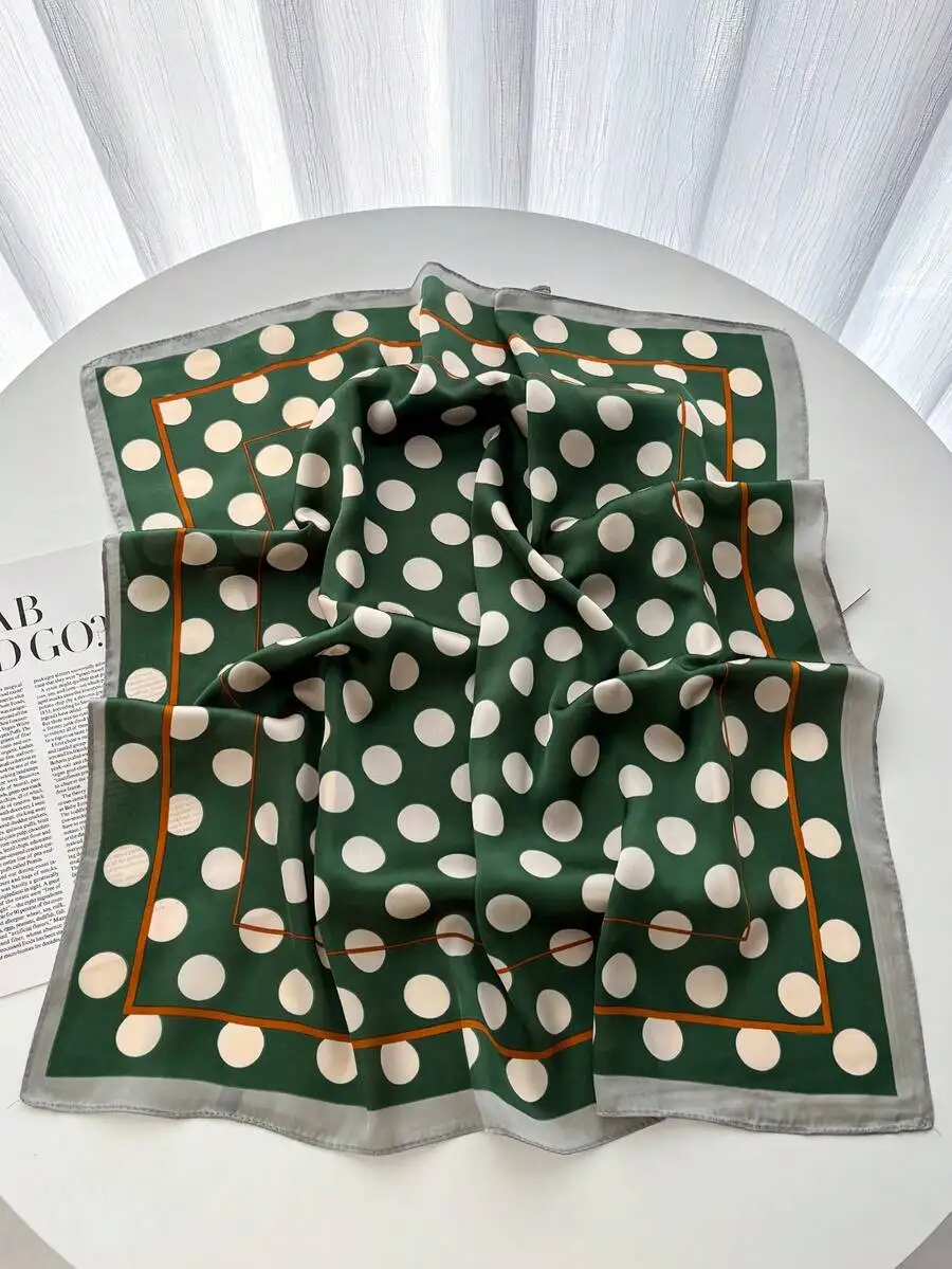 1pc Square Silk Scarf, Women's Satin Printed Headband, Neckerchief, Headwrap, Fashion Ladies Shawl, Scarf
1pc Square Silk Scarf, Women's Satin Printed Headband, Neckerchief, Headwrap, Fashion Ladies Shawl, Scarf