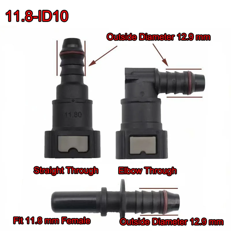11.8 ID10 Car Fuel Quick Release Hose Connector Diesel Oil Pipe Pump Rubber Fitting Car Accessories Tools
11.8 ID10 Car Fuel Quick Release Hose Connector Diesel Oil Pipe Pump Rubber Fitting Car Accessories Tools