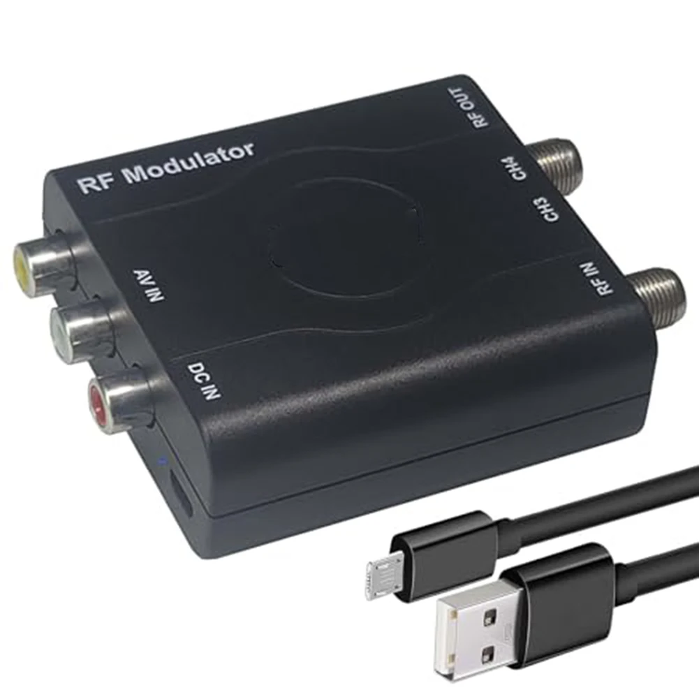 M65A For RCA RF Coaxial Modulator: VHF Converter CVBS Adapter CH3/CH4 NTSC TV Satellite TV Receiver
M65A For RCA RF Coaxial Modulator: VHF Converter CVBS Adapter CH3/CH4 NTSC TV Satellite TV Receiver