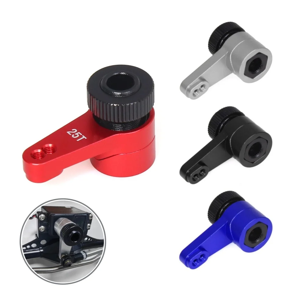 Metal 25T Servo Arm Servo Saver Set Upgrade Parts For Axial RBX10 SCX10 Capra 1.9 UTB 1/10 RC Crawler Car Accessories
Metal 25T Servo Arm Servo Saver Set Upgrade Parts For Axial RBX10 SCX10 Capra 1.9 UTB 1/10 RC Crawler Car Accessories