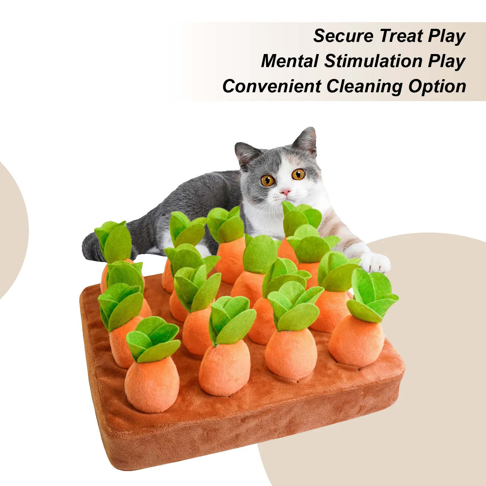 Dog Treat Toy Carrot Shape Dense Filling Feeders Dog Food Dispenser Toy For Puppy Pet Indoor Outdoor Home Snack Play
Dog Treat Toy Carrot Shape Dense Filling Feeders Dog Food Dispenser Toy For Puppy Pet Indoor Outdoor Home Snack Play
